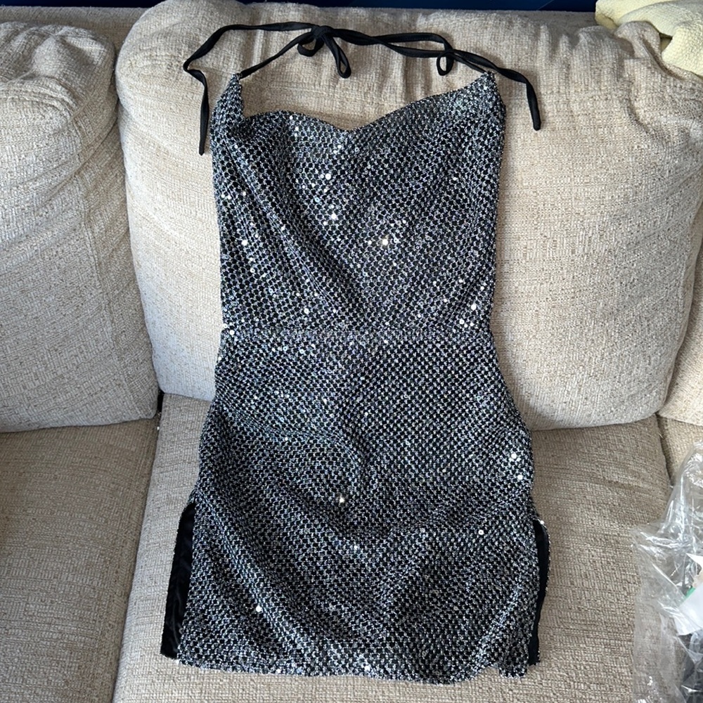 Sequin mini dress